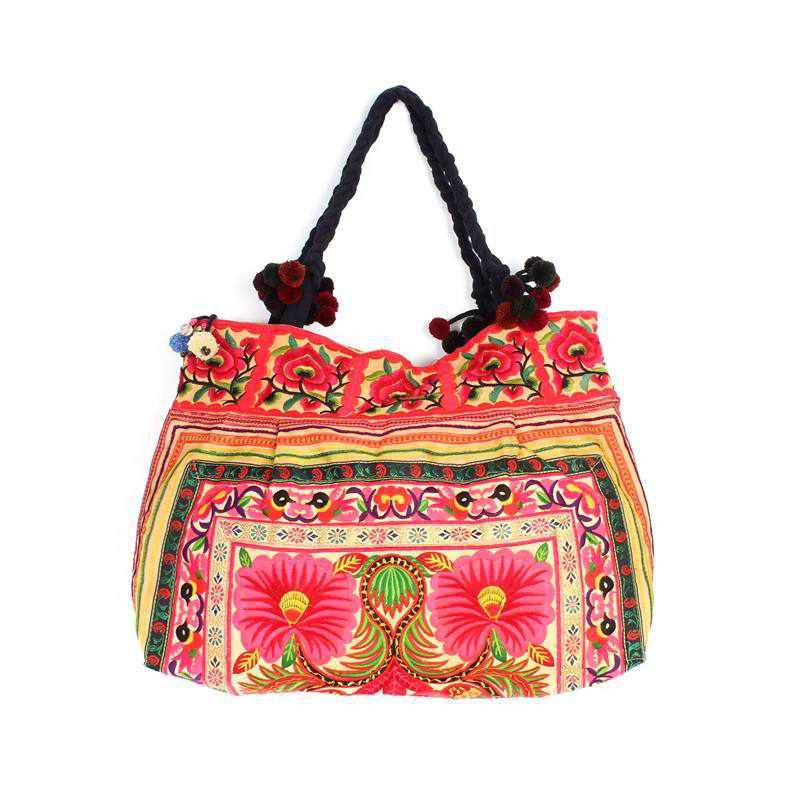 Dove Embroidered Tote Shoulder Bag - Thailand-Bags-Ae (Thailand)-Lumily MZ Fair Trade Nena & Co Hiptipico Novica Lucia's World emporium