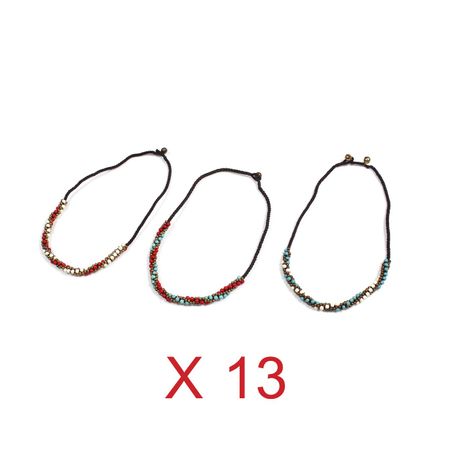 BUNDLE: HANDMADE BEAUTIFUL NECKLACES (PACK OF 13) - THAILAND – Lumily
