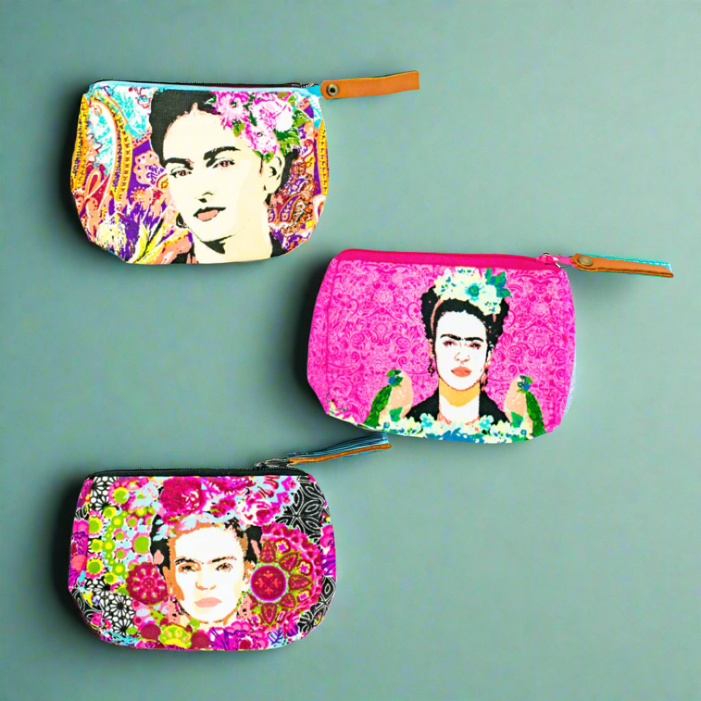 Frida Kahlo Printed Coin Purse Thailand Lumily