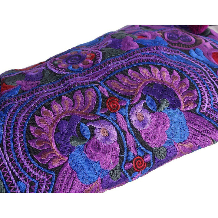 Leyla Embroidered Crossbody Purse - Thailand-Bags-Lumily-Lumily MZ Fair Trade Nena & Co Hiptipico Novica Lucia's World emporium