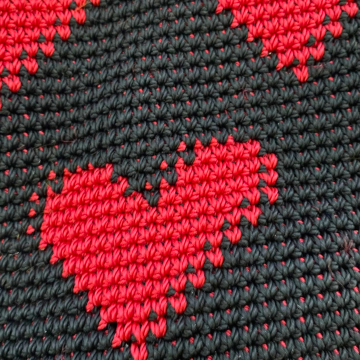Catalina Hearts Crochet Cross-Body Bag One of a Kind - Mexico-Bags-Rebeca y Francisco (Mexico)-Lumily MZ Fair Trade Nena & Co Hiptipico Novica Lucia's World emporium