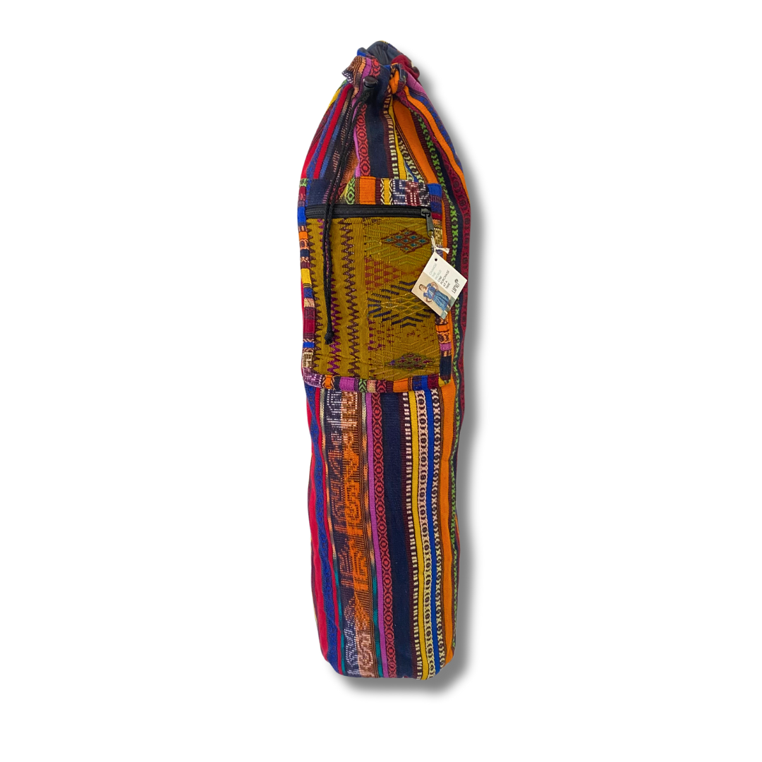 Huipil Embroidered Yoga Bag (Assorted) - Guatemala-Bags-Lumily-Lumily MZ Fair Trade Nena & Co Hiptipico Novica Lucia's World emporium