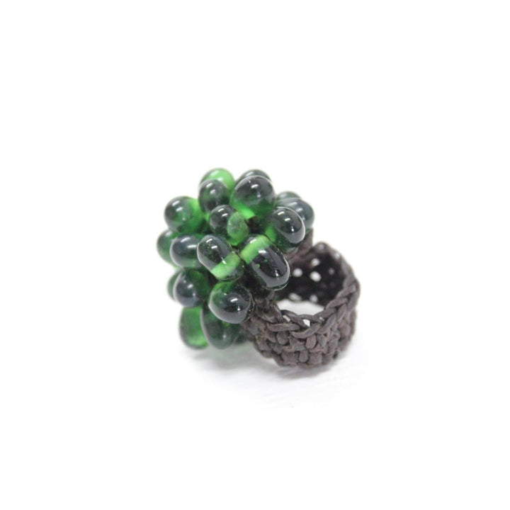 BUNDLE: 3 Piece Bubble Stone Ring (Green)-Lumily-Lumily MZ Fair Trade Nena & Co Hiptipico Novica Lucia's World emporium