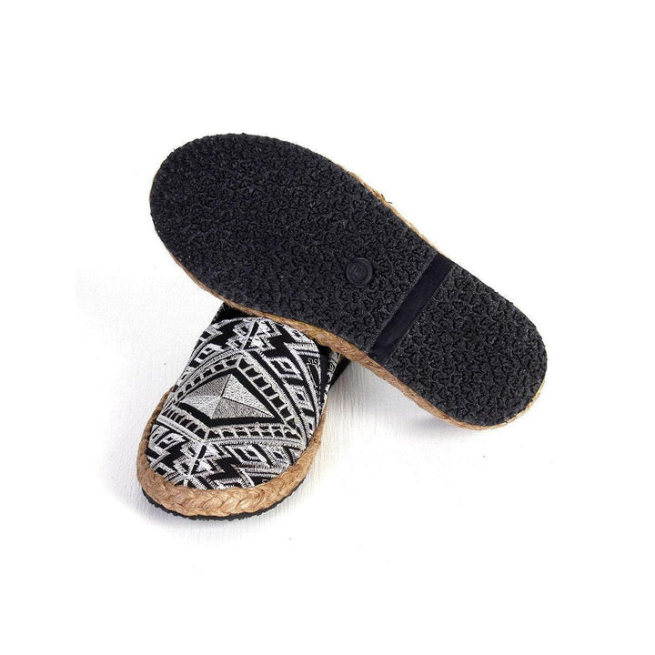 Diamond Hmong Fabric Artisanal Slip On Shoes - Thailand-Lumily-Lumily MZ Fair Trade Nena & Co Hiptipico Novica Lucia's World emporium