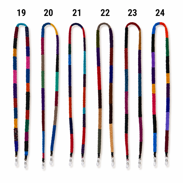 Pick Color! Guatemalan Artisan Woven Eyeglass Holders - Guatemala-Apparel-Claudia (Topaca - GU)-Style 19-Lumily MZ Fair Trade Nena &amp; Co Hiptipico Novica Lucia&