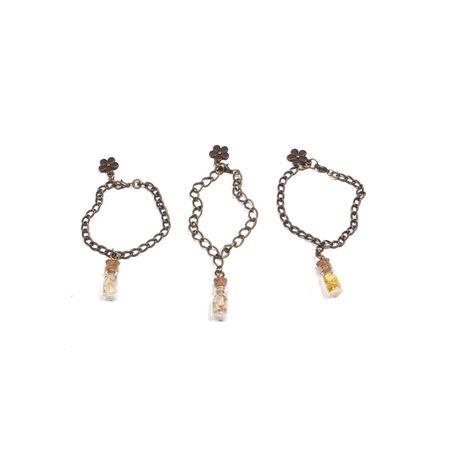 BUNDLE: Terrarium Charm Bracelet 3 Pieces - Thailand-Bracelets-Lumily-Style 3-Lumily MZ Fair Trade Nena & Co Hiptipico Novica Lucia's World emporium