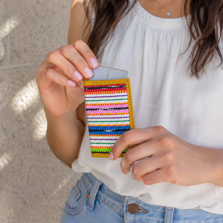 San Marcos Business Card Holder - Guatemala-Bags-Lumily-Lumily MZ Fair Trade Nena &amp; Co Hiptipico Novica Lucia&