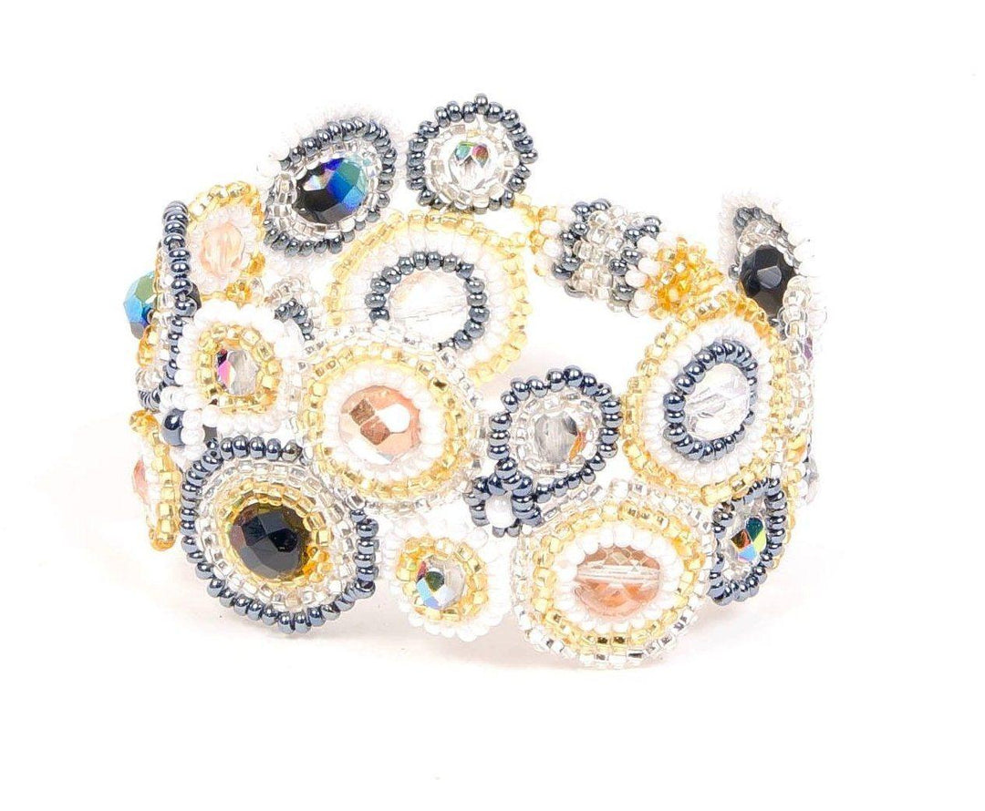Bola Seed Bead Magnetic Closure Bracelet - Guatemala