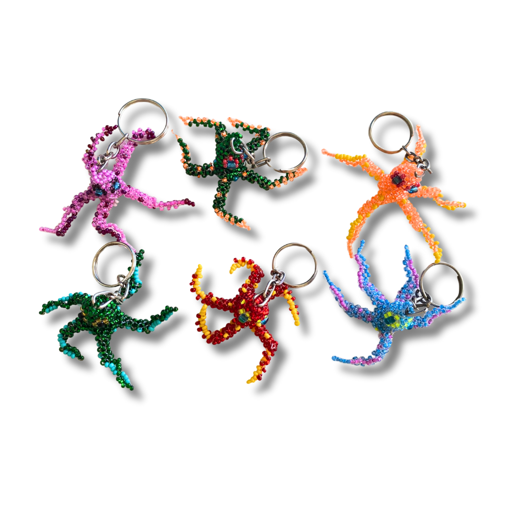 Octopus Seed Bead Hancrafted Keychain - Guatemala – Lumily