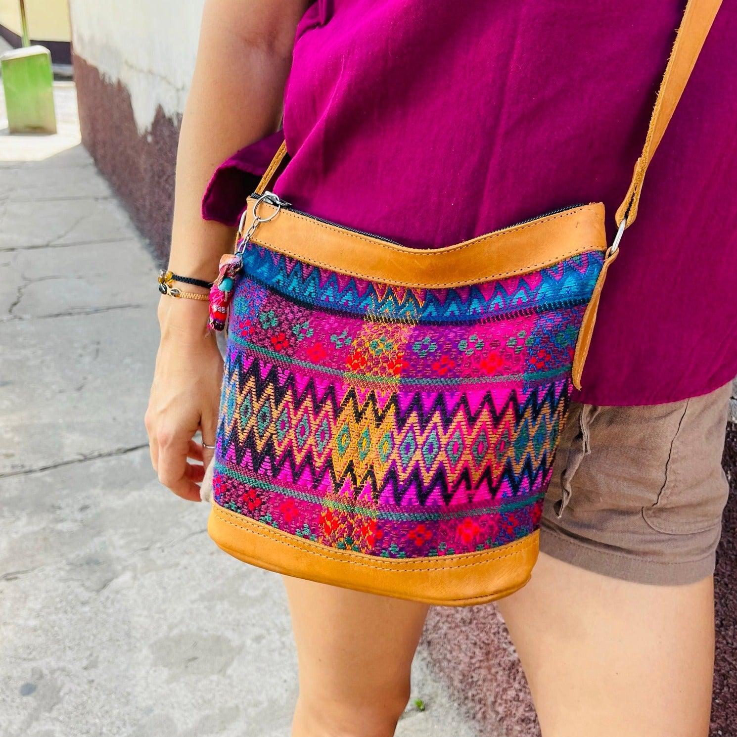 Guatemalan good Huipil Crossbody bag