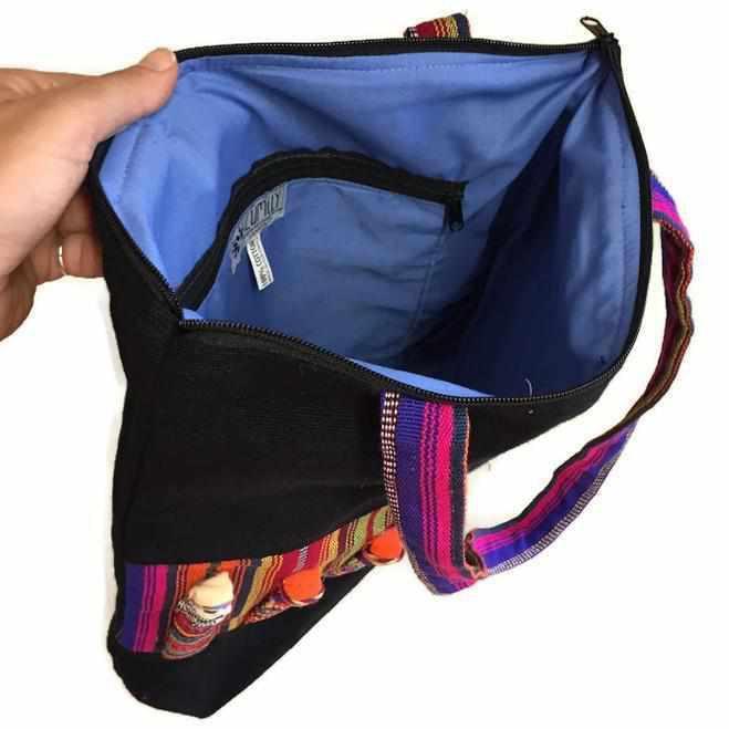 Worry Doll Carry-All Woven Tote - Guatemala-Bags-Lumily-Lumily MZ Fair Trade Nena &amp; Co Hiptipico Novica Lucia&