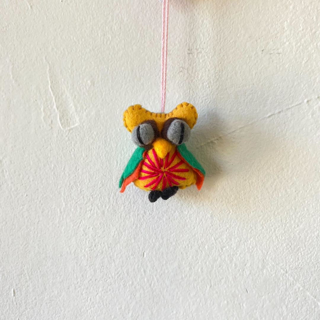 Tiny Wool Mini Animal Set of 6 Handmade Ornaments - Mexico-Decor-ABIGAIL (ARTESANÍAS CHONETIK - MX)-Lumily MZ Fair Trade Nena & Co Hiptipico Novica Lucia's World emporium