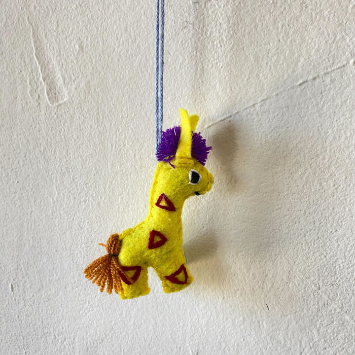 Tiny Wool Mini Animal Set of 6 Handmade Ornaments - Mexico-Decor-ABIGAIL (ARTESANÍAS CHONETIK - MX)-Lumily MZ Fair Trade Nena & Co Hiptipico Novica Lucia's World emporium