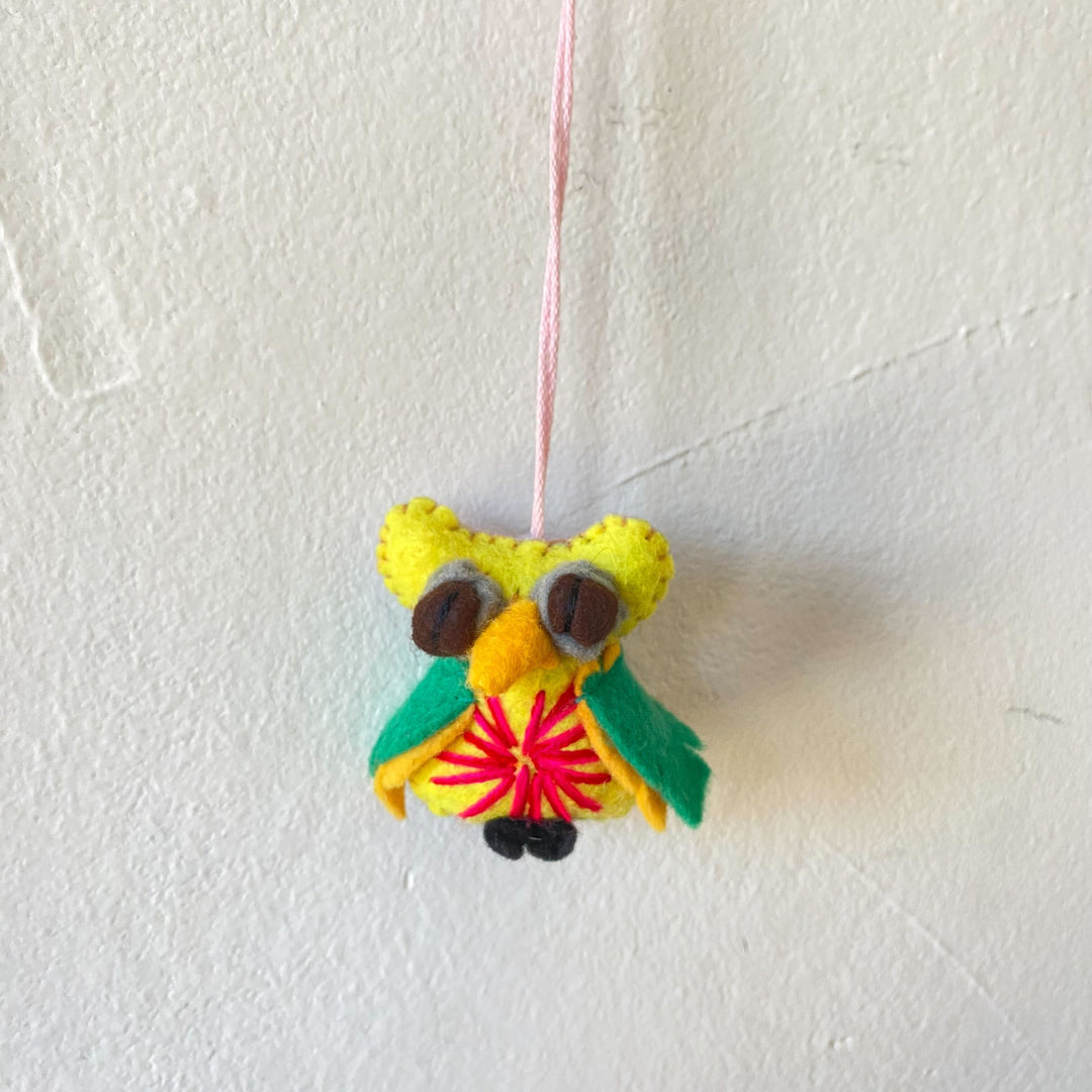 Tiny Wool Mini Animal Set of 6 Handmade Ornaments - Mexico-Decor-ABIGAIL (ARTESANÍAS CHONETIK - MX)-Lumily MZ Fair Trade Nena & Co Hiptipico Novica Lucia's World emporium