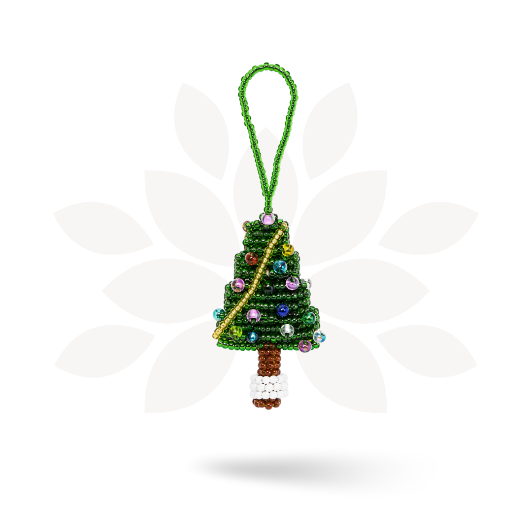 Tree Seed Bead Ornament - Guatemala-Decor-Yulisa (Galería Artes Chávez - GU)-Lumily MZ Fair Trade Nena & Co Hiptipico Novica Lucia's World emporium