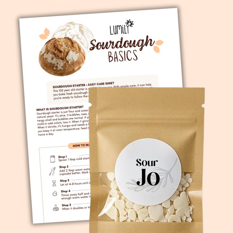 100-Year-Old Sourdough Starter “Jo” | Viral Dehydrated Starter | All Profits Donated to The Bread Project-Lumily-Lumily MZ Fair Trade Nena & Co Hiptipico Novica Lucia's World emporium