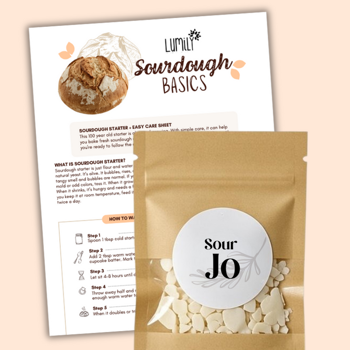 100-Year-Old Sourdough Starter “Jo” | Viral Dehydrated Starter | All Profits Donated to The Bread Project-Lumily-Lumily MZ Fair Trade Nena & Co Hiptipico Novica Lucia's World emporium