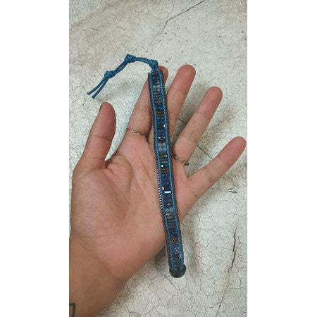Adjustable Bead & Chain Bracelet - Thailand-Tontor Jewelry JJ-Lumily MZ Fair Trade Nena & Co Hiptipico Novica Lucia's World emporium