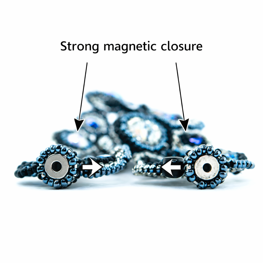 Bola Seed Bead Magnetic Closure Bracelet - Guatemala-Bracelets-Lumily-Lumily MZ Fair Trade Nena &amp; Co Hiptipico Novica Lucia&