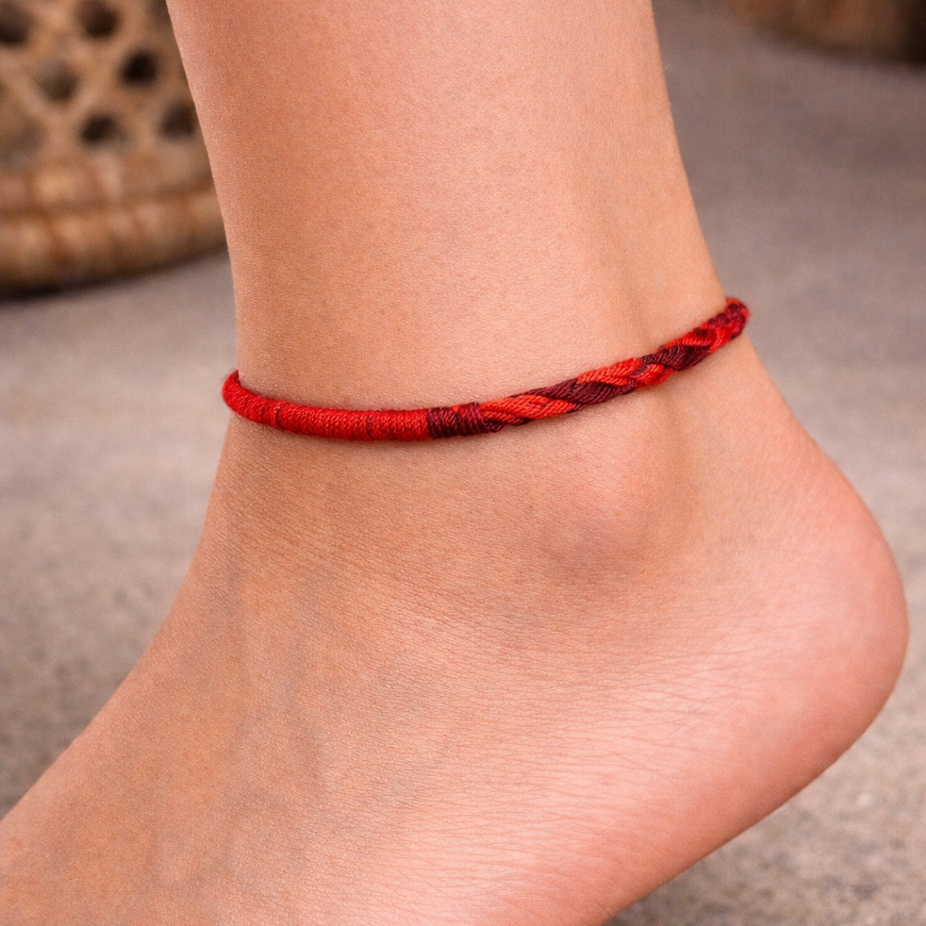 Thrive Woven Friendship Bracelet | Anklet - Guatemala-Bracelets-Claudia (Topaca - GU)-Lumily MZ Fair Trade Nena &amp; Co Hiptipico Novica Lucia&