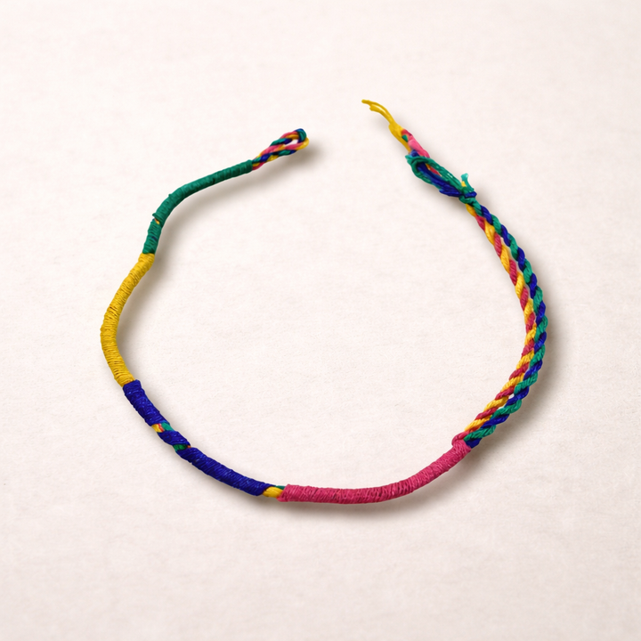 Thrive Woven Friendship Bracelet | Anklet - Guatemala-Bracelets-Claudia (Topaca - GU)-Lumily MZ Fair Trade Nena &amp; Co Hiptipico Novica Lucia&