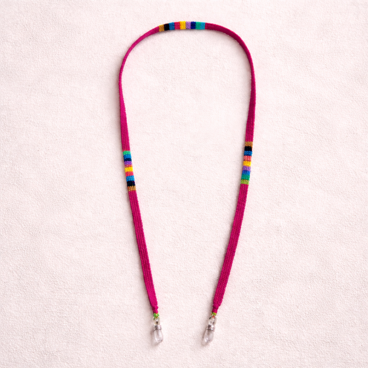 Pick Color! Guatemalan Artisan Woven Eyeglass Holders - Guatemala-Apparel-Claudia (Topaca - GU)-Pink-Lumily MZ Fair Trade Nena &amp; Co Hiptipico Novica Lucia&