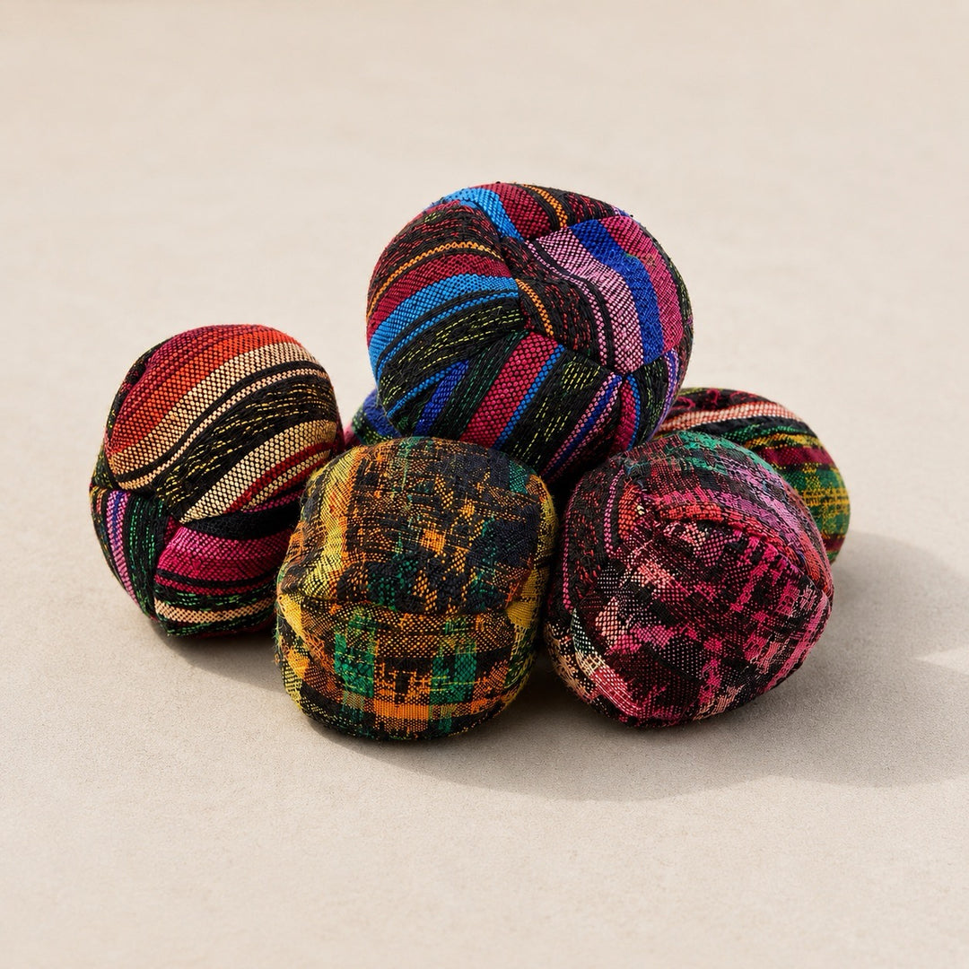 Footbag Woven Corte Foot Sack | Upcycled Guatemalan Textile - Guatemala