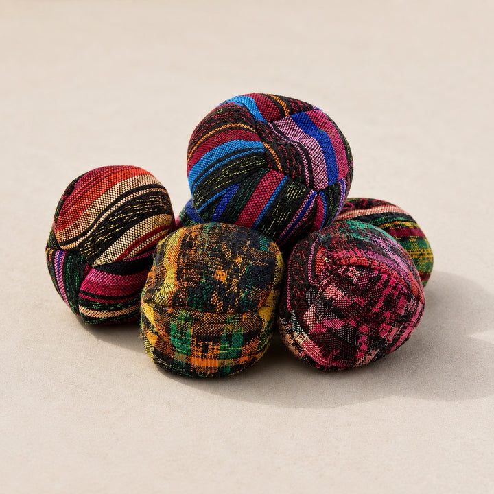 Footbag Woven Corte Foot Sack | Upcycled Guatemalan Textile - Guatemala