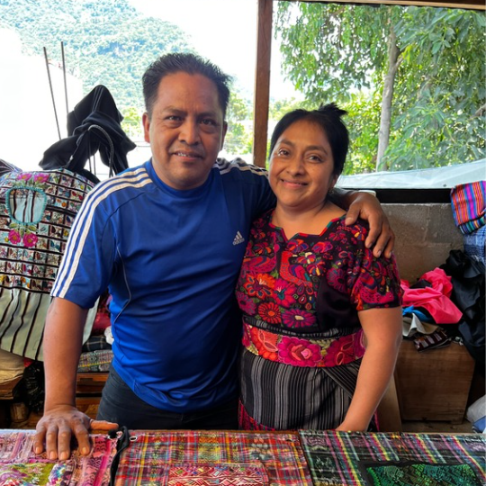 Laura and Francisco, artisan partners in Guatemala