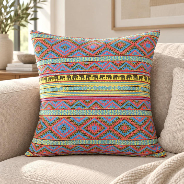 Bangkok Diamond Hmong-Inspired Pillow Cover - Thailand