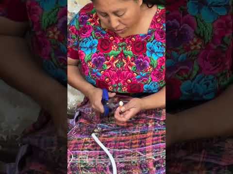 Single Handmade Worry Dolls Tiny Boho Doll - Guatemala