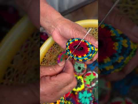 Crochet Multicolor Hacky Sack Stress Ball | Bocce Ball - Guatemala