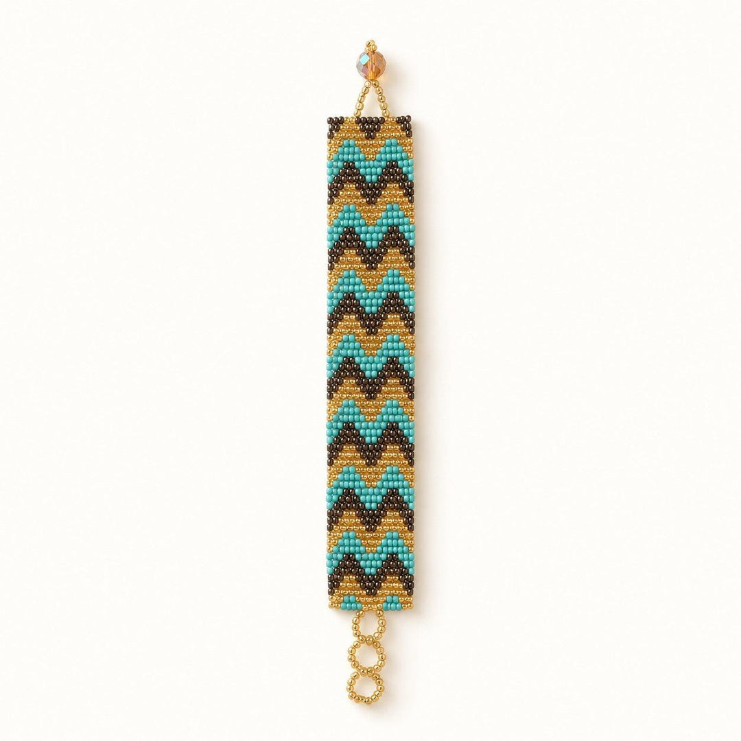 Sandy Handmade Seed Bead Cuff Bracelet – Guatemala
