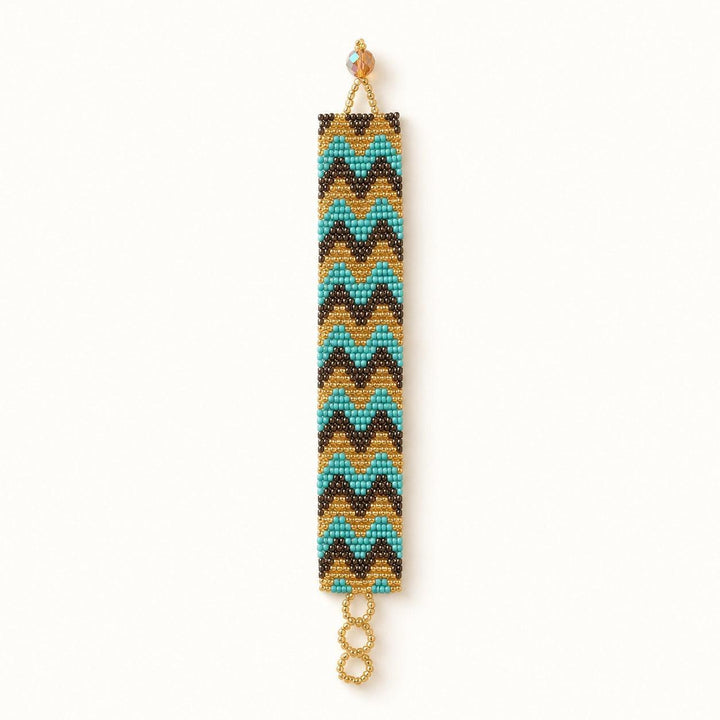 Sandy Handmade Seed Bead Cuff Bracelet – Guatemala