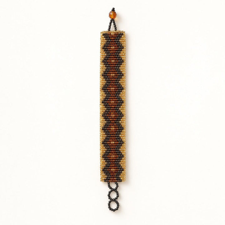 Sandy Handmade Seed Bead Cuff Bracelet – Guatemala