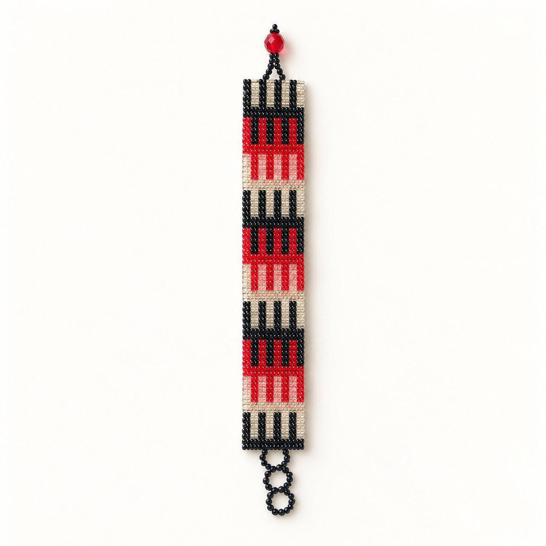Sandy Handmade Seed Bead Cuff Bracelet – Guatemala