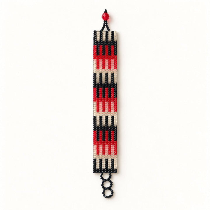 Sandy Handmade Seed Bead Cuff Bracelet – Guatemala