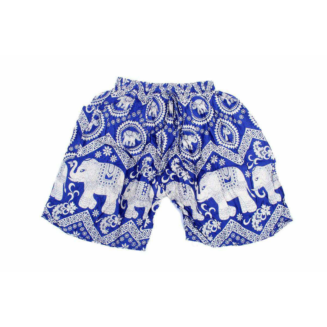 Sustainably Made Bohemian Style Printed Elephant Shorts Thailand