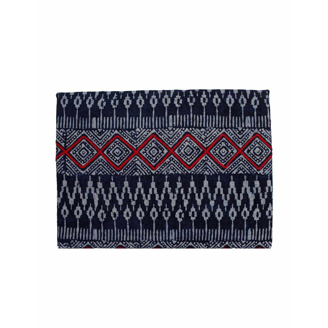 Oasis Batik Envelope Fabric Clutch With Bells - Thailand-Bags-Lumily-Light Blue-Lumily MZ Fair Trade Nena & Co Hiptipico Novica Lucia's World emporium