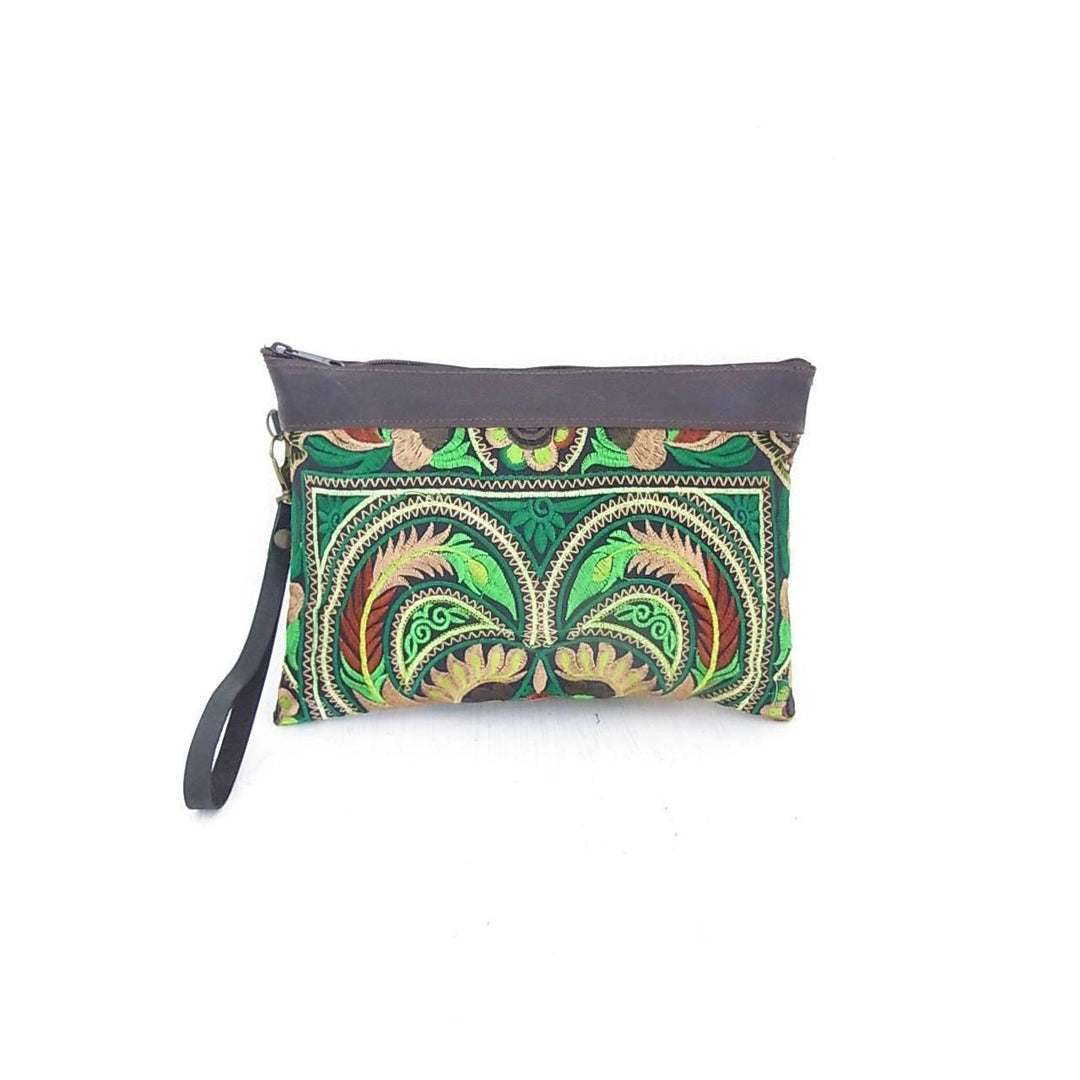 BUNDLE: Wristlet Embroidered Fabric 6 Pieces - Thailand-Bags-Lumily-Lumily MZ Fair Trade Nena & Co Hiptipico Novica Lucia's World emporium