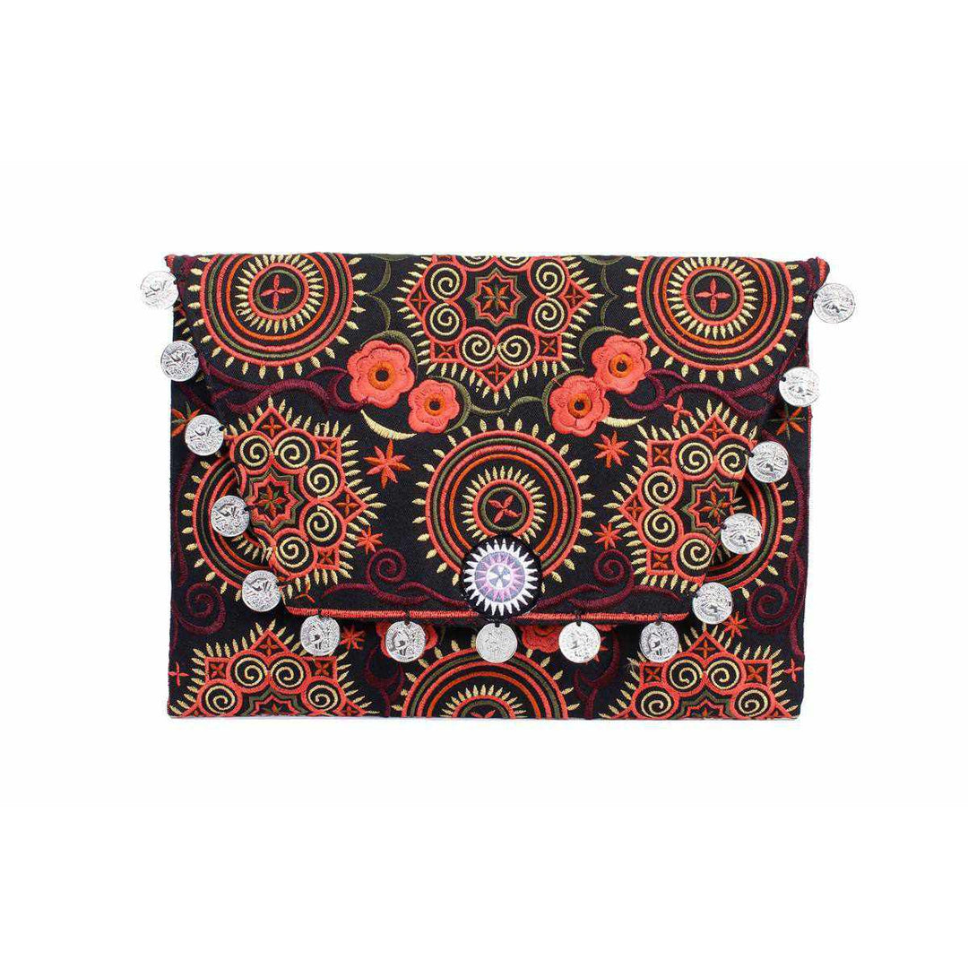 BUNDLE: Ethically Made Boho-chic Clutch Bag 6 Pieces - Thailand-Bags-Lumily-Lumily MZ Fair Trade Nena & Co Hiptipico Novica Lucia's World emporium