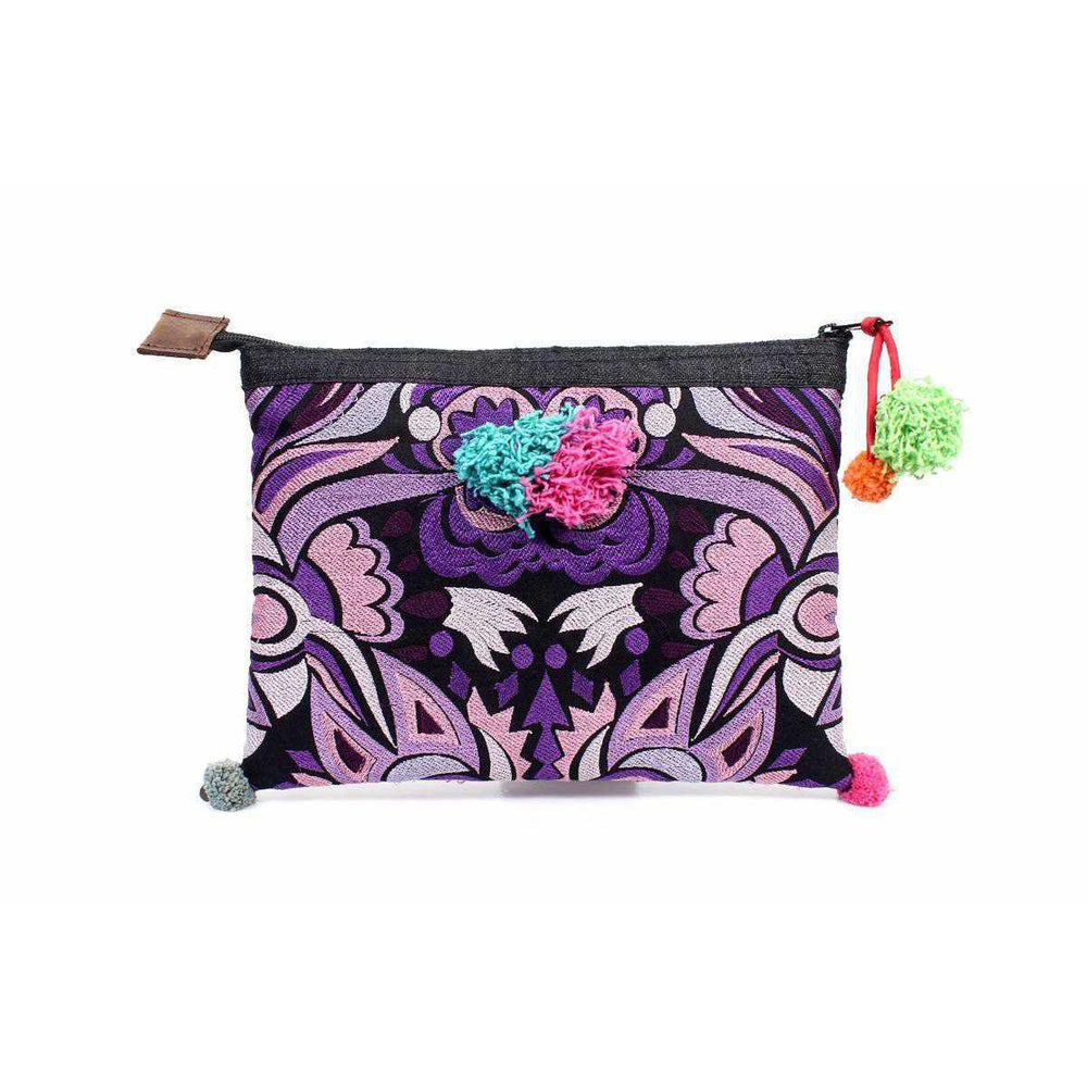 BUNDLE: Embroidered Clutch | iPad Case 5 Pieces - Thailand-Bags-Lumily-Lumily MZ Fair Trade Nena & Co Hiptipico Novica Lucia's World emporium