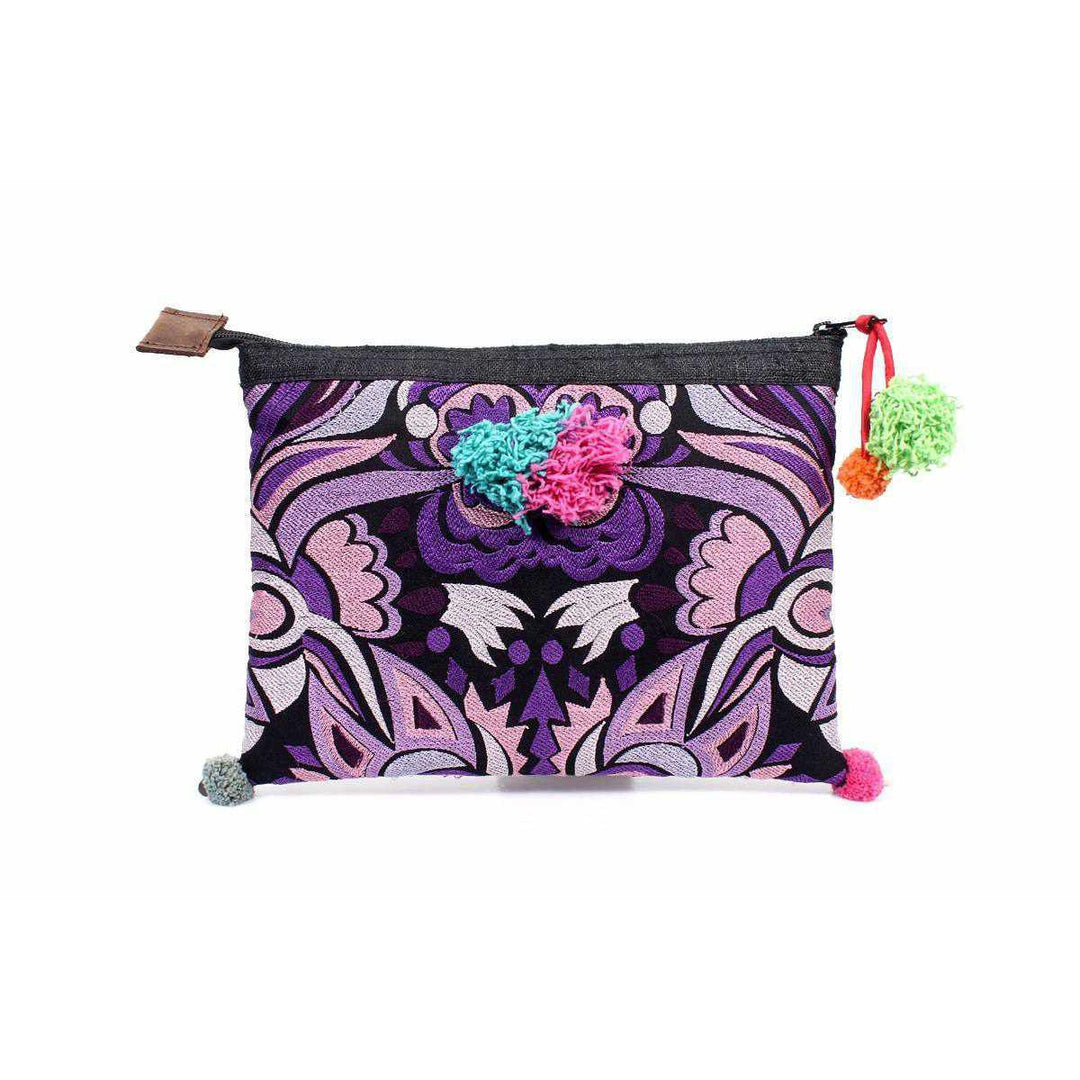 BUNDLE: 5 Piece Embroidered Clutch | iPad Case - Thailand-Bags-Lumily-Lumily MZ Fair Trade Nena & Co Hiptipico Novica Lucia's World emporium
