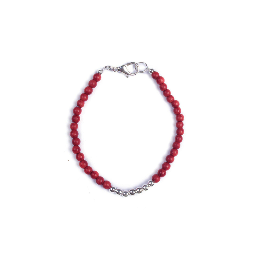 Karlita Beaded Bracelet - Thailand-Jewelry-VKP Handicraft-Red-Lumily MZ Fair Trade Nena & Co Hiptipico Novica Lucia's World emporium