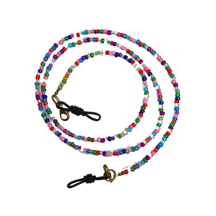 Convertible Seed Bead Sunglass Straps | Mask Chain - Thailand-Eyeglass Chain-Nu Shop-Multicolor-Lumily MZ Fair Trade Nena & Co Hiptipico Novica Lucia's World emporium