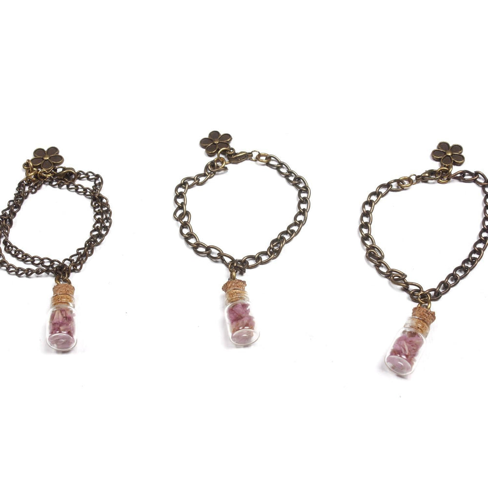 BUNDLE: Terrarium Charm Bracelet 3 Pieces - Thailand-Bracelets-Lumily-Lumily MZ Fair Trade Nena & Co Hiptipico Novica Lucia's World emporium