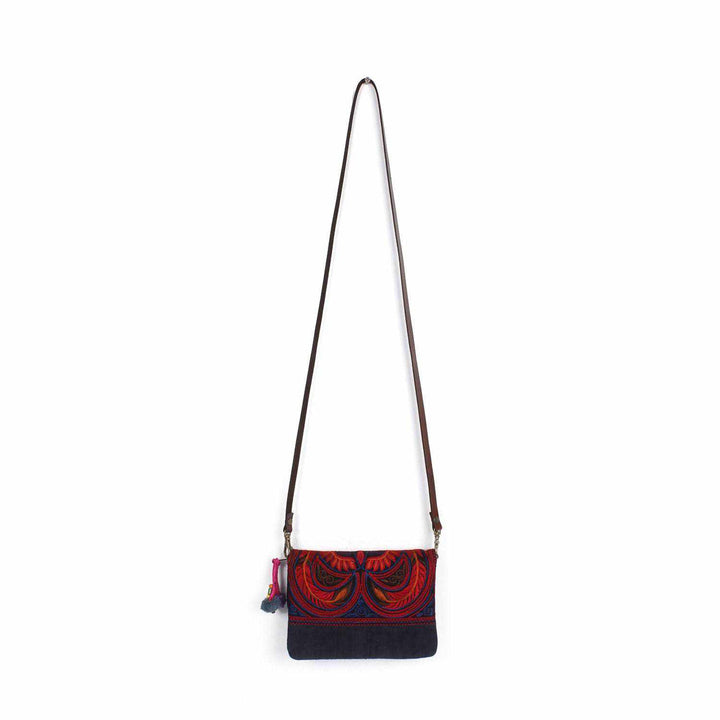 Fernanda Embroidered Convertible Crossbody|Clutch Bag - Thailand-Bags-Lumily-Lumily MZ Fair Trade Nena & Co Hiptipico Novica Lucia's World emporium