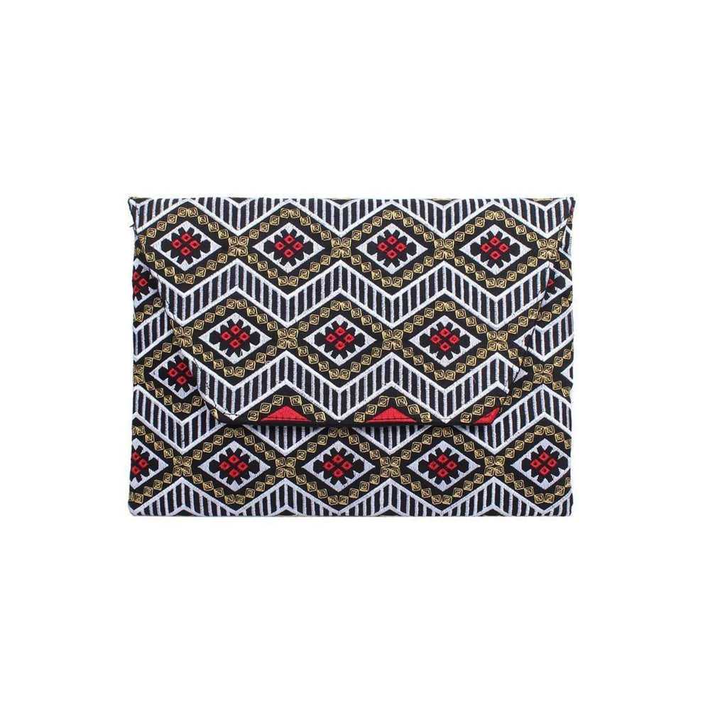 BUNDLE: Geometric Envelop Embroidered Clutch 6 Pieces - Thailand-Jewelry-Lumily-Lumily MZ Fair Trade Nena & Co Hiptipico Novica Lucia's World emporium