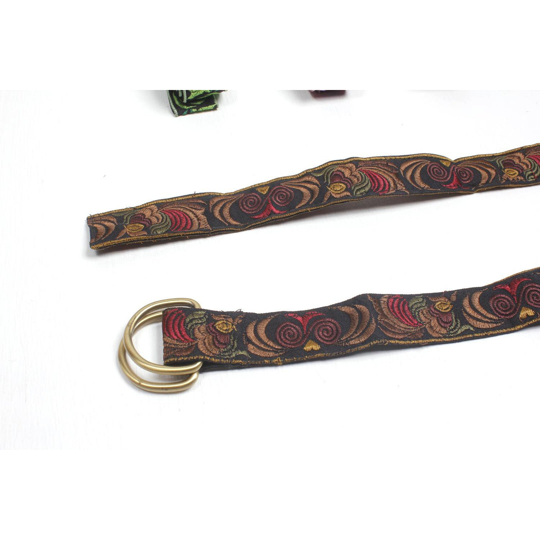 BUNDLE: Vintage Birds Embroidered Belt 5 & 9 Pieces - Thailand-Jewelry-Lumily-9 Pieces-Lumily MZ Fair Trade Nena & Co Hiptipico Novica Lucia's World emporium