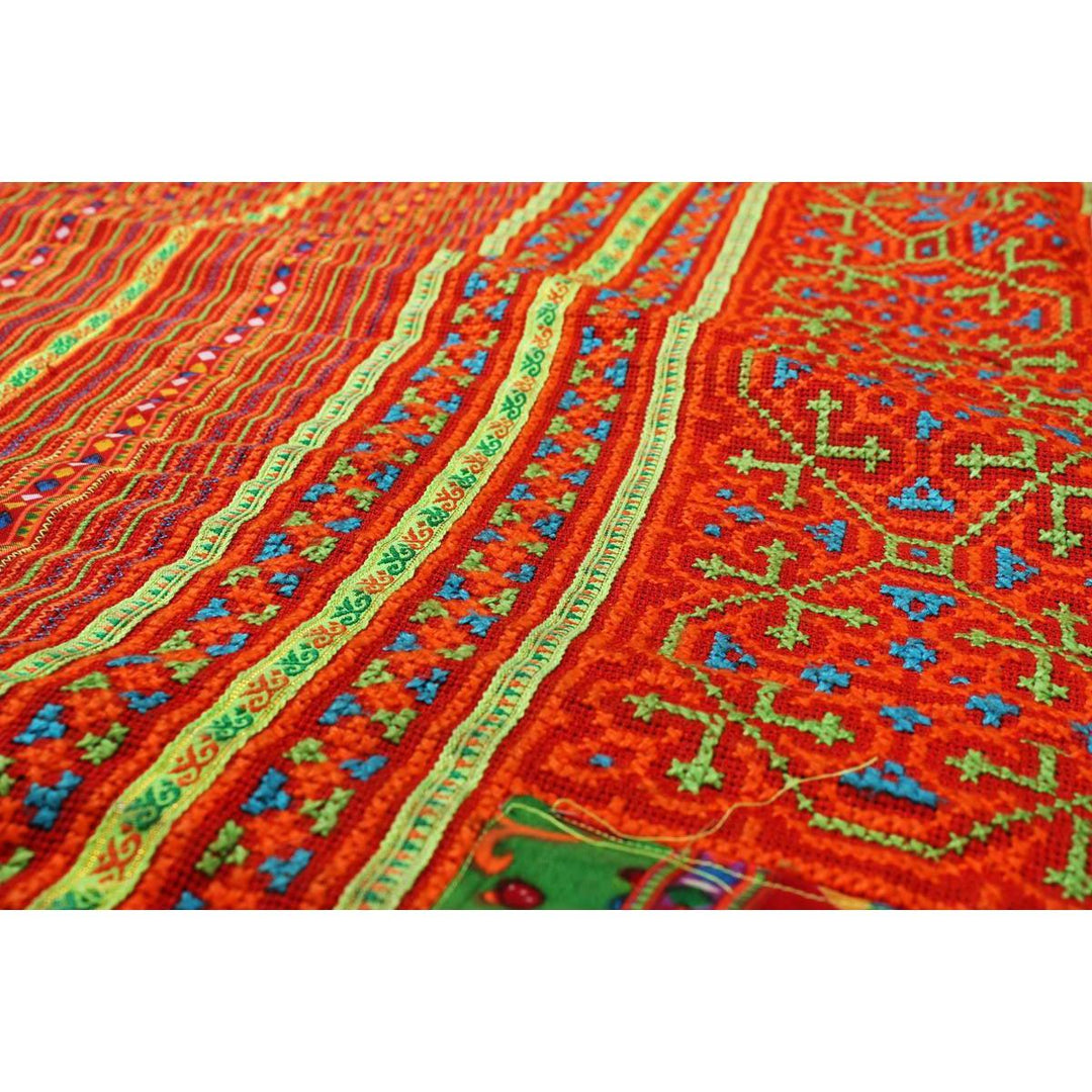 Vintage Hmong Upcycled Fabric Hang Wall Decor - Thailand-Decor-Lumily-Lumily MZ Fair Trade Nena & Co Hiptipico Novica Lucia's World emporium